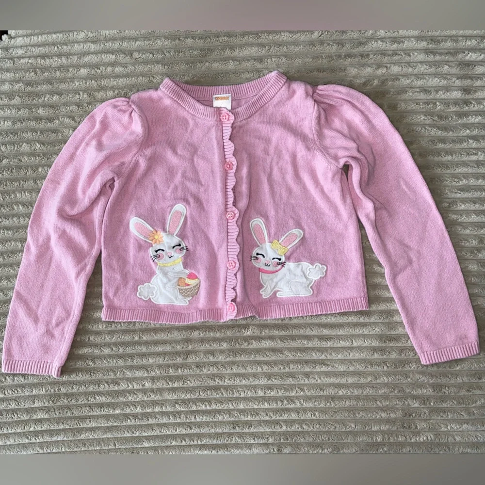 🌸 Gymboree Bunny Love Cardigan 🐰💖 | Size 7